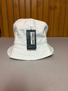 Banana Republic White Bucket Hat